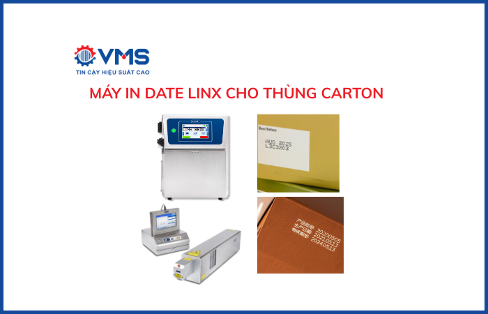 Máy in date Linx cho thùng carton