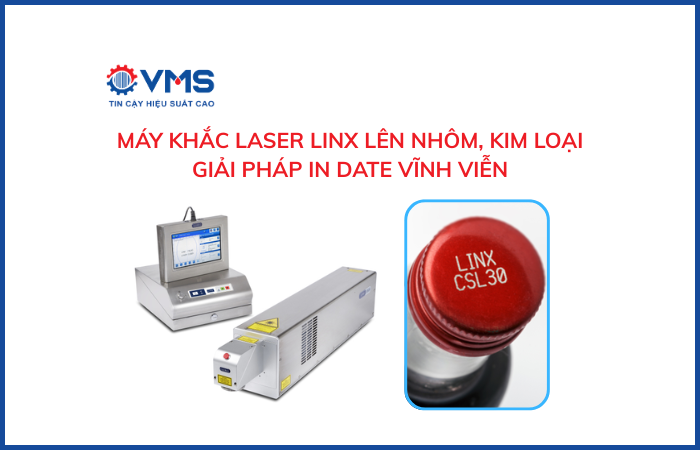 Máy khắc laser lên nhôm, kim loại